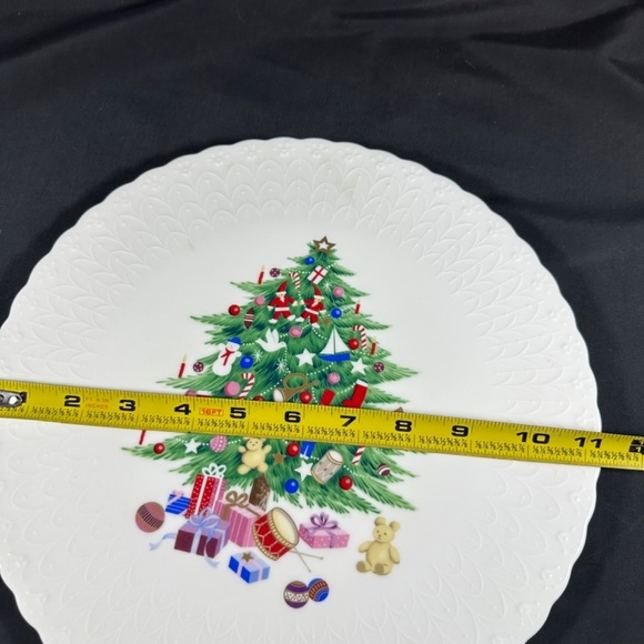 Mikasa Bone China Cake Plate Christmas Spirit B2098 Plate - Picture 7 of 8